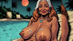 Indian Women with Cum on Tits