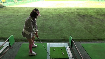 Sexy japanese 18 yo teen like play golf but prefert fuck hot cock