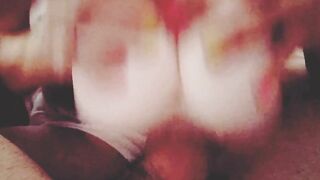 Pregnant uses Dildos to Please her Mistress. Silicone Booty. hot Couple