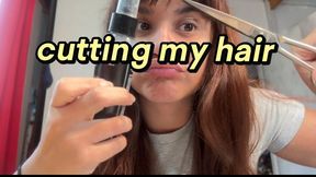 cutting my hair