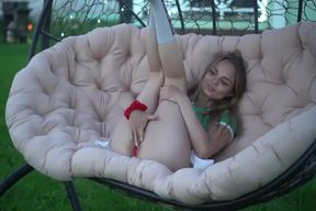 Stepsister Got Excited On The Swing - Verified Amateurs