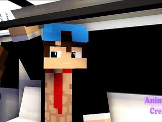 A Yummy Knob In Metro - Minecraft Homosexual Sex
