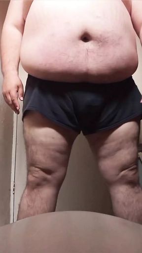 Big ass and cum