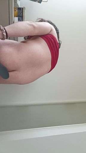 Masturbation in heat after a walk