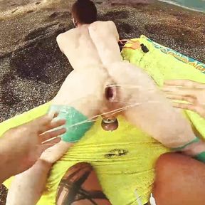 Tattooed Axel Abysse Receives Outdoor Anal Fist