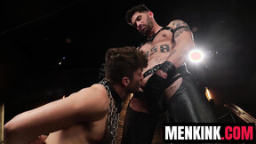 ”Sexy Chris Damned edges & denies Carter Collins before cross fucking”