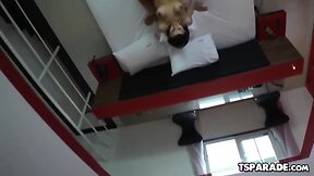 Transvestite hottie aline g gets hammered hard