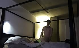 str8  college dude breeds his gay roommate