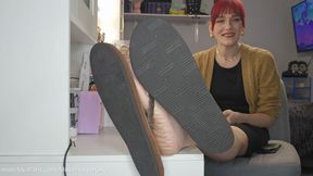 An old friend sneaks tickles in while I am on the phone with my boss