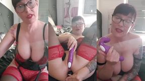 en ce mercredi debut d apres-midi pour une bonne jouissance en solo avec mon ...