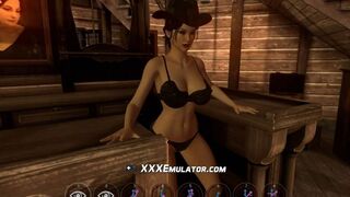 Sexy Cowboy Woman 3D Animation Porn