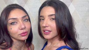 EXOTIC MILF IN A DEEP GLUED KISS - NEW TOP GIRLS - NEW MR DEC 2024 - CLIP 1