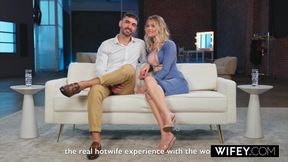 Wifey Tiny Hotwife Sammm Next Door Holds Hubby's Hand While She Devours Monster BBC