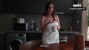 Stepson Comes Home To Lonely Stepmom Massage Turns Into Hard Doggy - Alina Rai