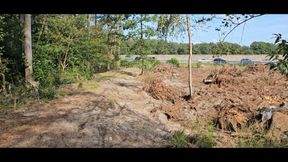 Sucking and fucking in the forest