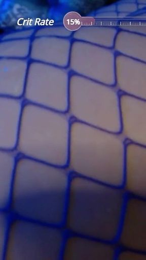 Cumming on My Fishnets