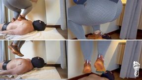 Juliette_RJ working out on her personal human step - HARD TRAMPLING - TRAMPLING - FOOT FETISH - BODY JUMPING - BRAZILIAN MILF - TRAMPLING QUEEN - SADISTIC GODDESS - HUMAN STOOL - HUMAN STEP