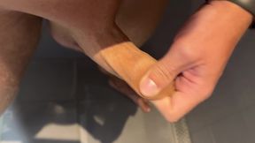 Cumshot in the shower