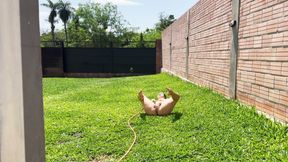 I Shower in My Stepfather's Garden