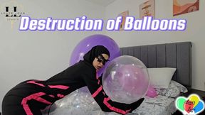 Marianna destroys her balloons and has a wonderful ending with a big neck!????