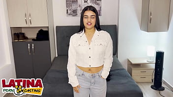 Latina Porn Casting - Beautiful Big Booty Teen First Time Porn Video Ends In Creampie