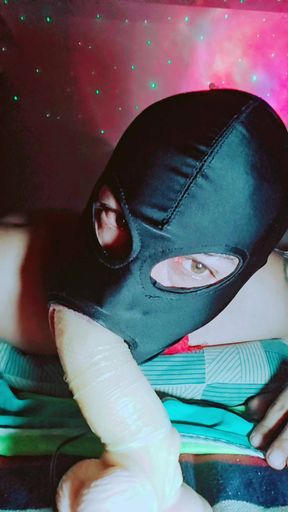 Solo Trans Face Fuck: Pounding Dildo Deep Down My Throat