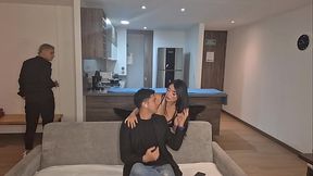 ALEJA IS A VERY NAUGHTY SLUT AND FUCKS WHILE HER CUCKOLD BOYFRIEND IS NOT WATCHING HER PART 1 - ALEJAANDAAROON