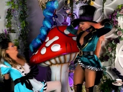 Blonde Laura Crystal with big boobs