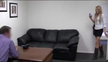 Flexible Blonde Submits to POV Assfuck Audition