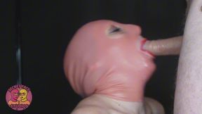 POV LATEX MASK MESSY HUGE FACIAL WITH @LOLAVIXENLV