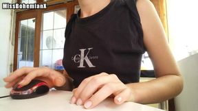 Impatient nail tapping while working on my laptop - MissBohemianX