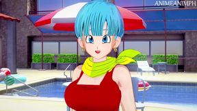 Goku Fucks Milf Bulma Until Creampie during Vacations - Dragon Ball Super Anime Hentai 3d Uncensored