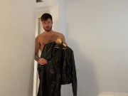 Feminized stepbrother for biker gangbang