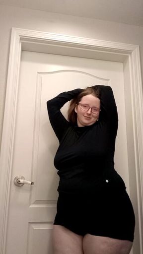 Heidi's Little Black Dress Comes Off