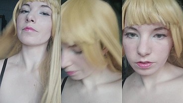Its amazing how different I look with this wig and a little bit of makeup!
