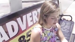 blowjob big natural tits blonde teen fucked by stranger for cash pov