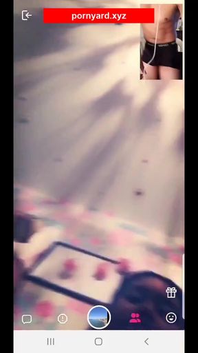 Chatty amateur girl shows off on webcam