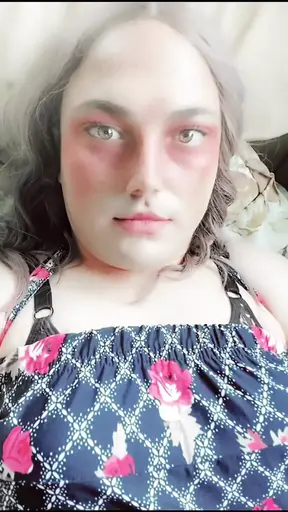 Face Spanking Sissy Cute Crossdresser Slut White Big Natural Boobs Spanking Tits Boy Gay Twink Cum