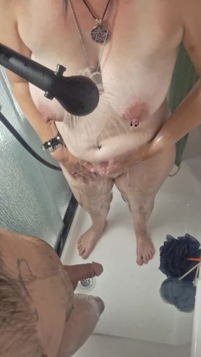 Happy shower for him