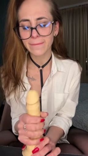 I'm so hungry I couldn't wait any longer and started sucking right here.