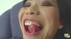 smoke-loving Asian woman Niva Yu enjoys riding her boyfriend in a cowgirl fashion