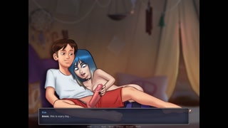 Eve Was Surprised After Seeing Anon's Huge Monster Dick(18+) - Summertime Saga Gameplay