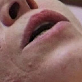 facial expressions of a woman being fucked and giving a blowjob