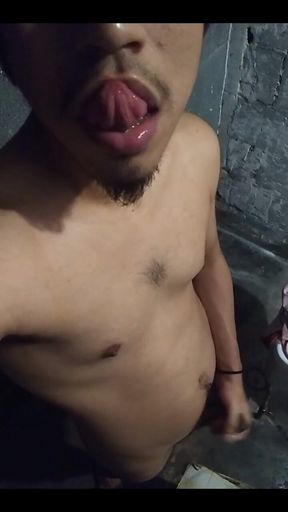 Masturbating with Grand Dick