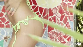 Busty Latina Matilde Torres deepthroats two huge black cocks