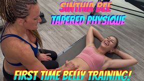 Sinthia Bee & Tapered Physique In A First Time Belly Training!