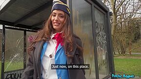 Coco Bae - Quick Cash For Sexy Flight Attendant At Cum Fly With Me