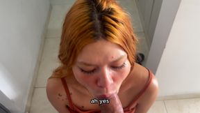 Neighbor, I don't have any sugar, but I do have my pussy tight for you to cum inside. Creampie - latina - 18 years old