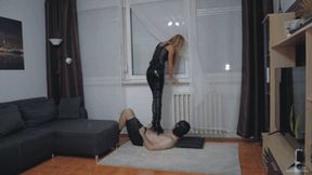 Mistress Tatjana's Cruel Black High Heels Boots (wmv)