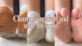 Clean my sneakers and sniff my socks